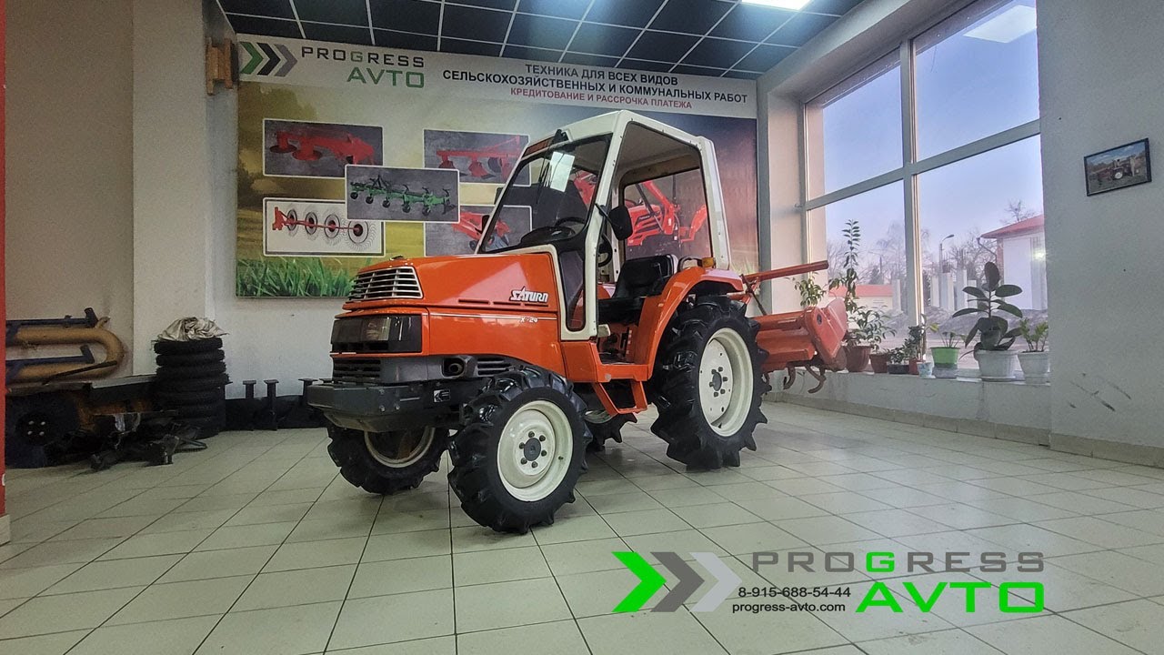 Смотрите новый обзор японского минитрактора в ТУЛЕ KUBOTA X-24 с полукабиной / PROGRESS AVTO