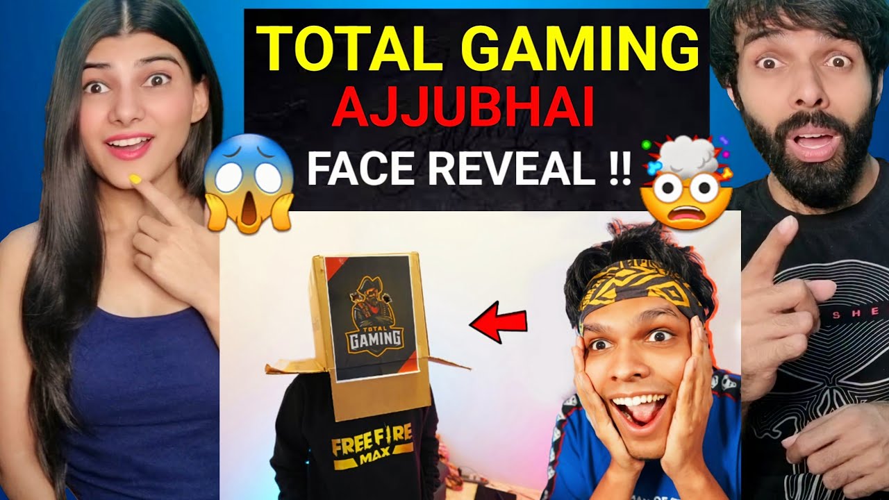 Total Gaming FACE REVEAL !!😱 Ajjubhai Free Fire Total Gaming Reaction Mythpat