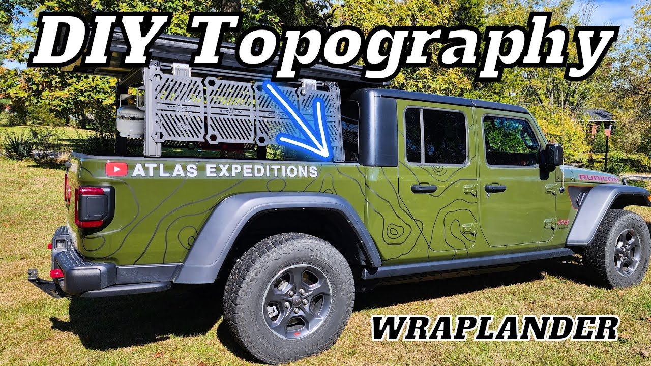 Специальная топографическая оклейка Jeep [комплект WRAPLANDER DIY]