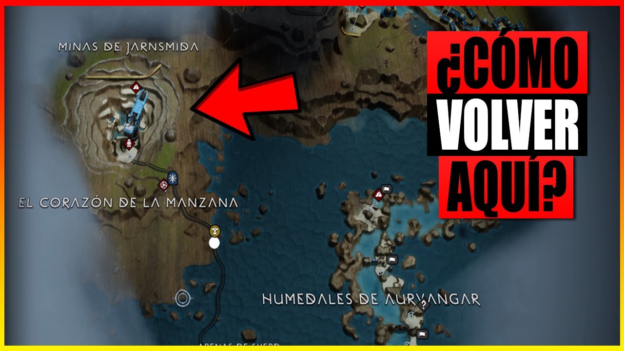 God of War Ragnarok - ¿Cómo volver a Minas de Jarnsmida y al Corazón de la Manzana? (Svartalfheim)