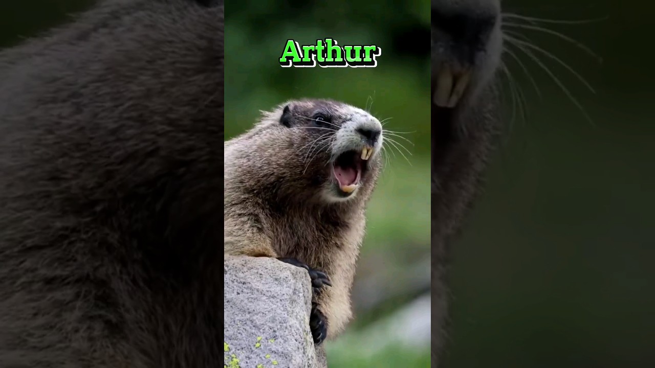 #Marmota chamando Arthur🤭