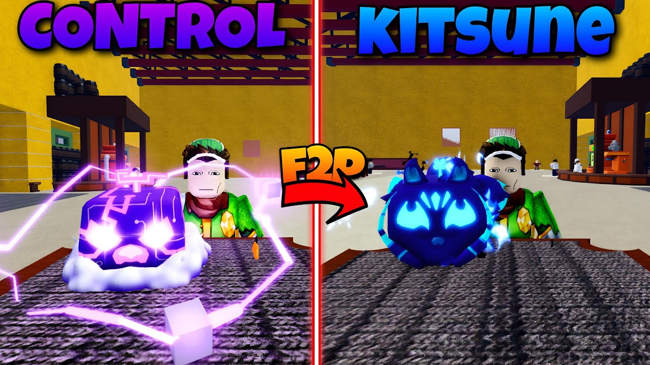 Trading From CONTROL TO KITSUNE Fruit In 10 Trades Only From Trading (Blox Fruit)