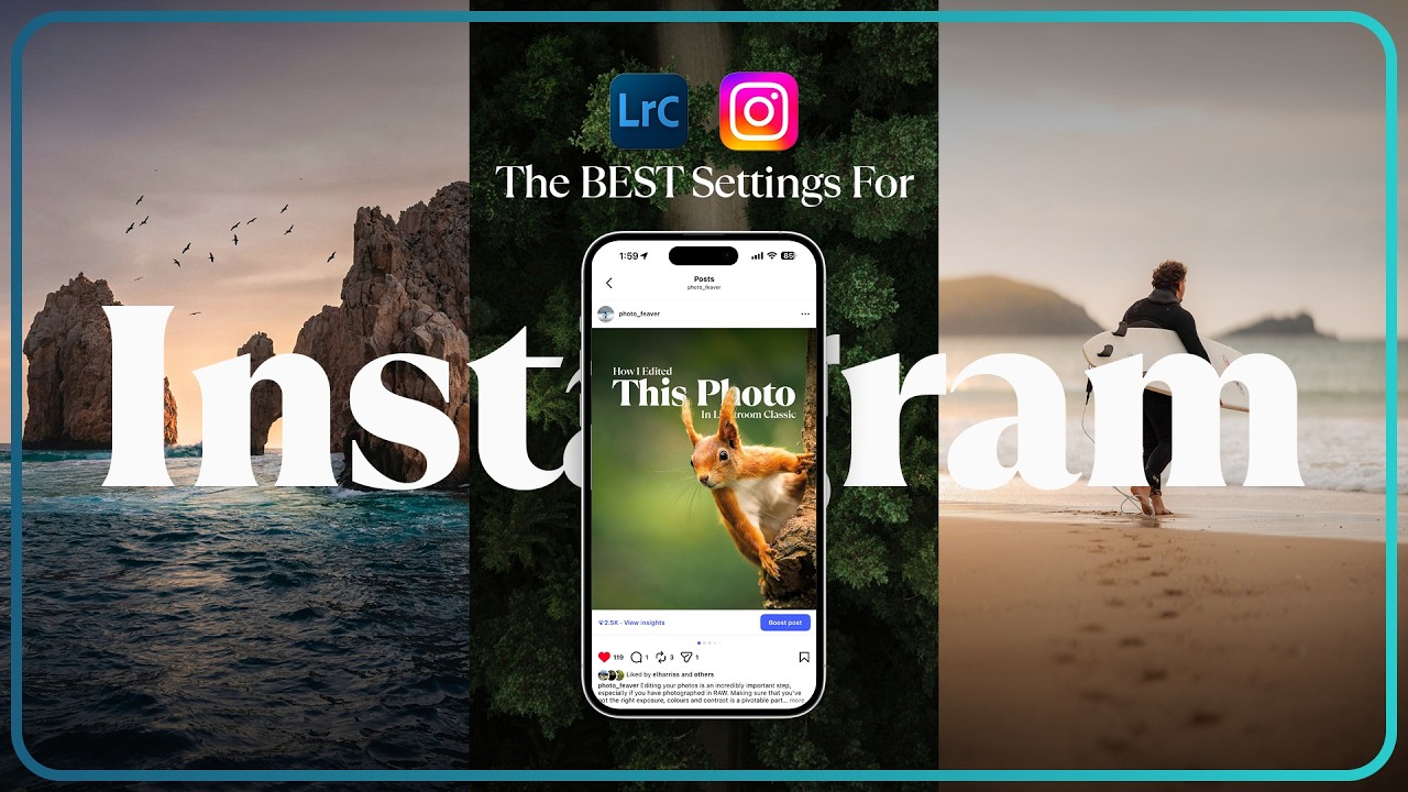 Лучшие настройки экспорта в Lightroom для Instagram