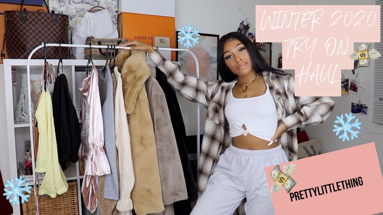 PRETTYLITTLETHING COZY WINTER 2020 TRY ON HAUL! NEW YEAR , NEW WARDROBE ! |DARCIA DORILAS