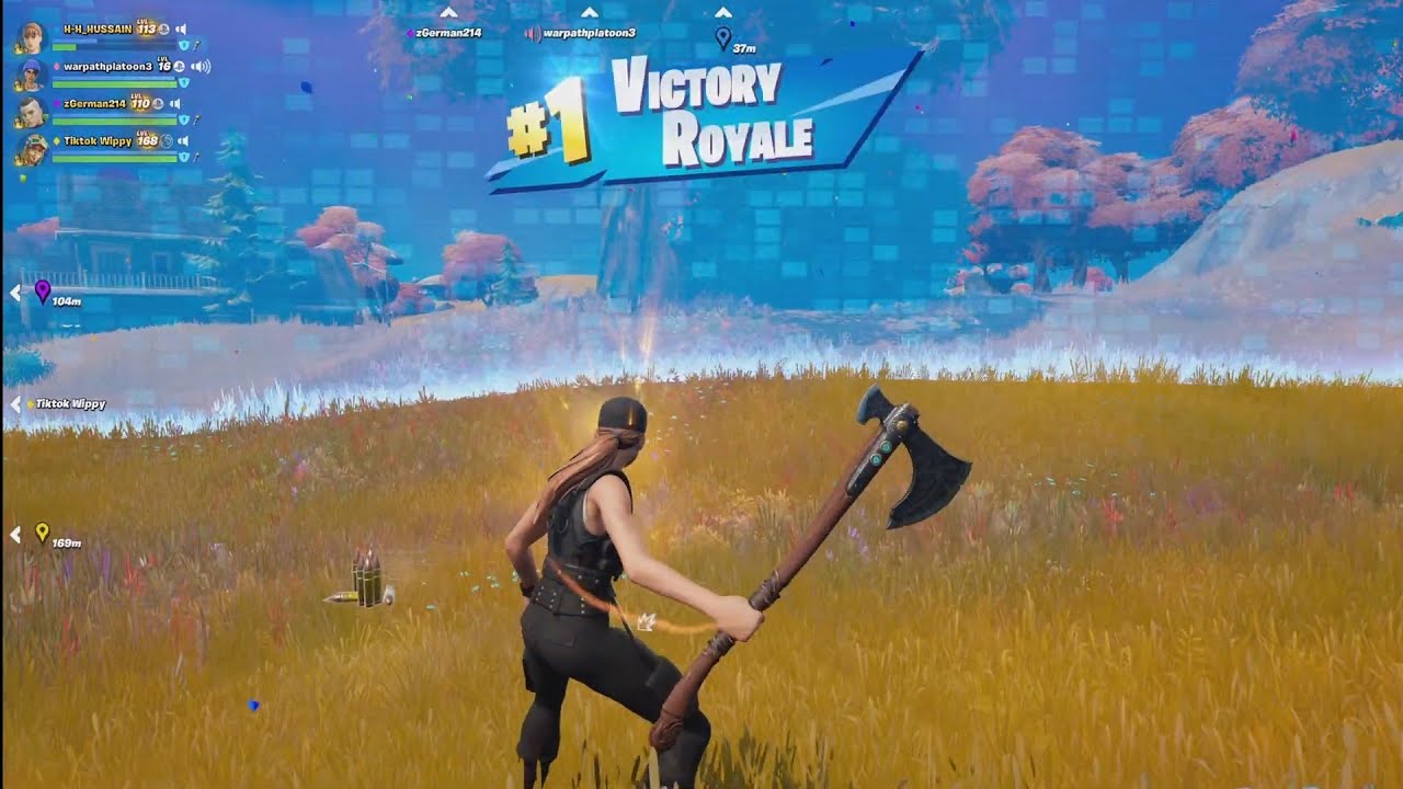 SARAH CONNOR SKIN (RESISTANCE LEADER STYLE) + LEVIATHAN AXE PICKAXE Gameplay In Fortnite Season 4