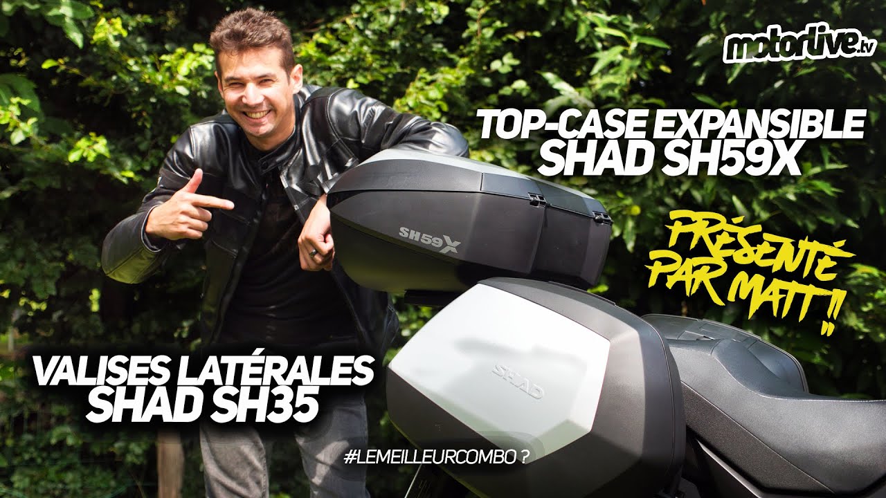 SHAD SH59X, le top-case modulable et ses valises | TEST 2021