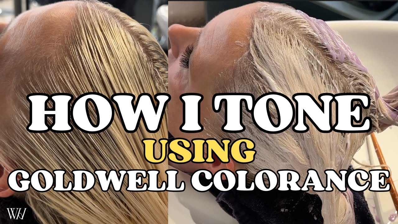 Как тонировать платиновый блонд с помощью Goldwell Colorance | Пошаговое руководство