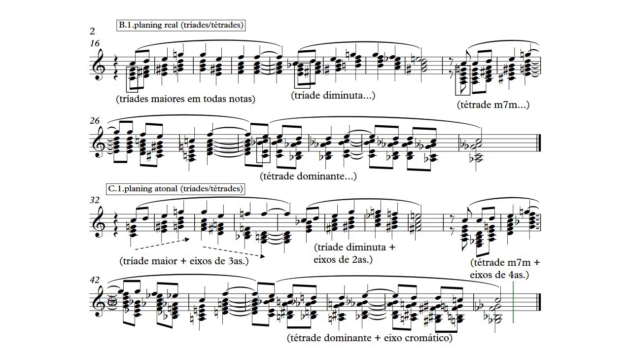Planing ou Harmonia paralela aplicada (ASA BRANCA)