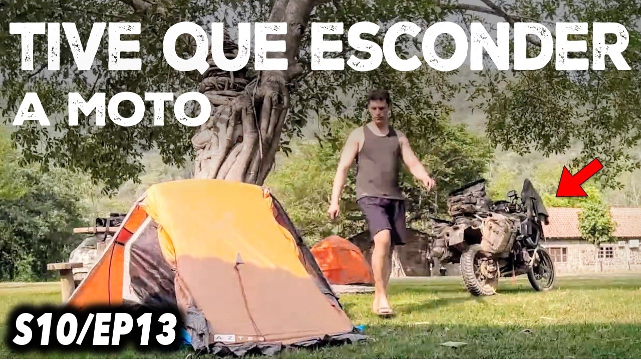 ELA QUERIA DESTRUIR MINHA MOTO - CAMPING em BODOQUENA [PANTANAL] - S10/EP13