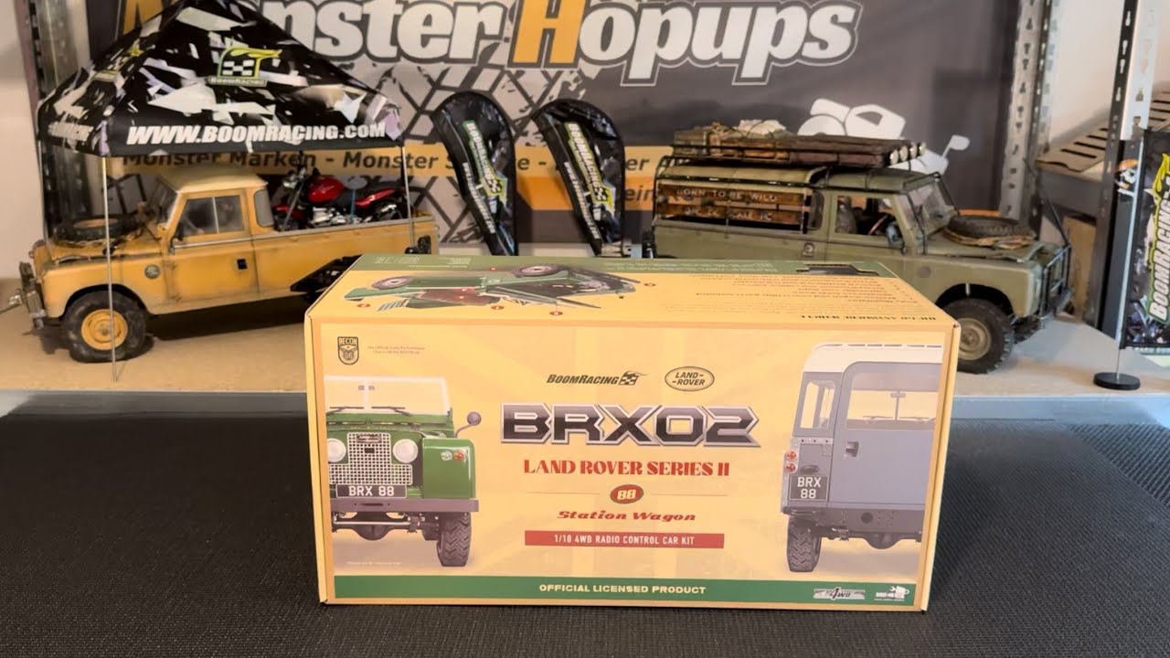 First Look BoomRacing BRX02 Land Rover Series II 88 Station Wagon