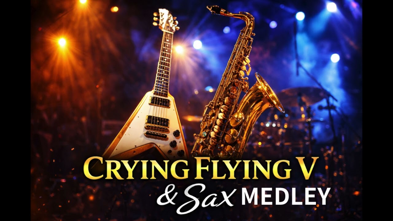 Epic Flying V & Sax Medley IV (103 Min / 18 Songs) - Michael Schenker Style Crying Guitar - 作業用BGM