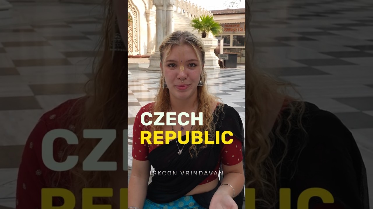 🌸 Сарасвати из Чехии: душевное путешествие во Вриндаван 🇨🇿💫