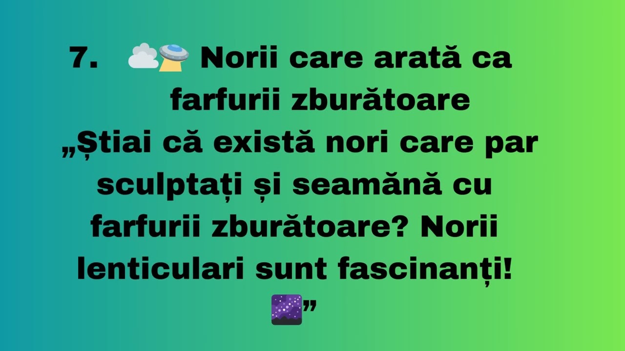&bdquo;Știai că&hellip;? 10 lucruri fantastice nemaivăzute! 🌌 #Curiozități&rdquo;#stiai_ca #curiozitati #