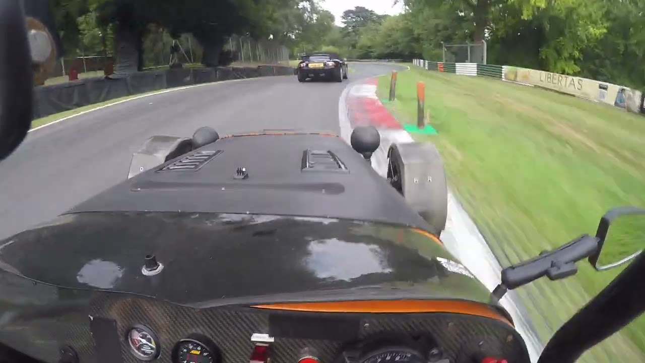 Orange kit car MX5 1.8 engine - Cadwell Park part A 14.08.25