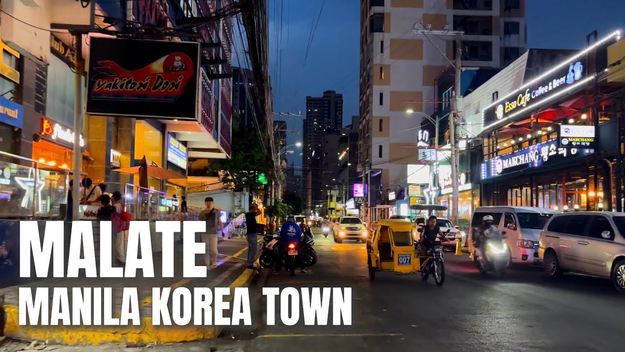 [4K HDR] Experience Manila Korea Town and Nightlife in Malate | Manila, Philippines (August 2024)