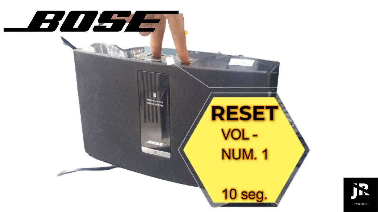 reparación BOSE SOUNDTOUCH 20 no enciende Repair BOSE SOUNDTOUCH 20 does not turn on - System reset