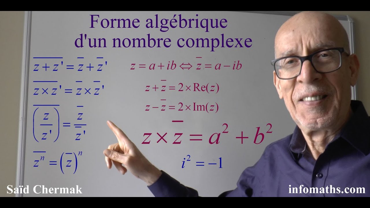 FORME ALGÉBRIQUE D'UN NOMBRE COMPLEXE