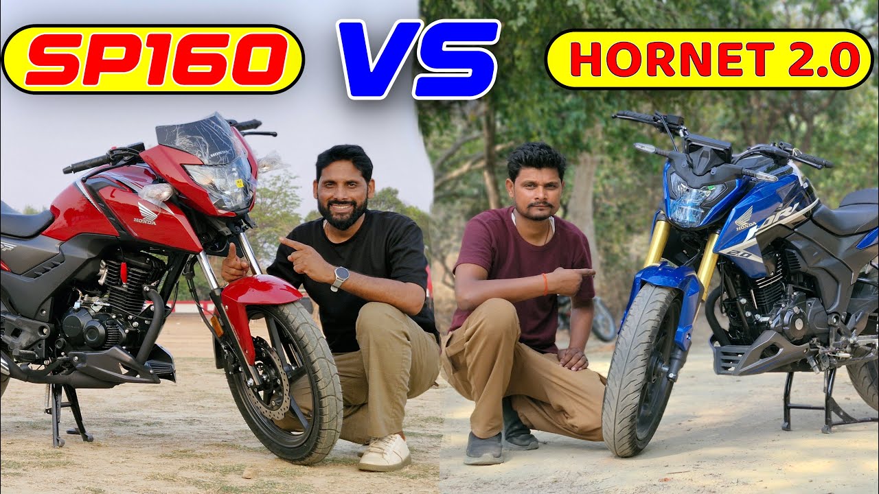 New Honda Hornet 2.0 vs Honda SP 160 OBD2B Comparison | 2025 mein kaunsi bike kharidein?