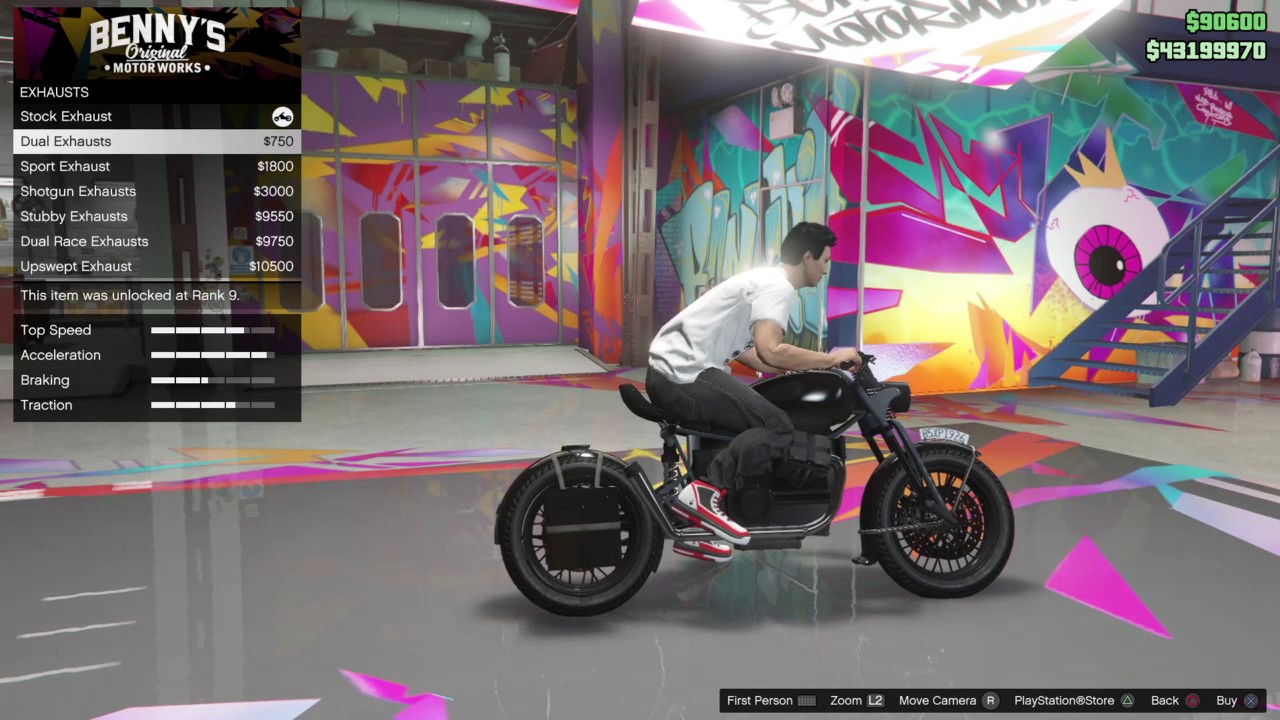 Кастомизация транспорта для GTA 5 (Pegassi FCR 1000 Custom)