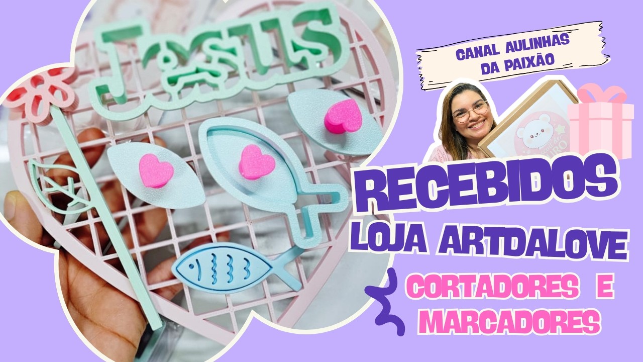 Recebidos loja ArtdaLove Cortadores e cupom de desconto para seguidores