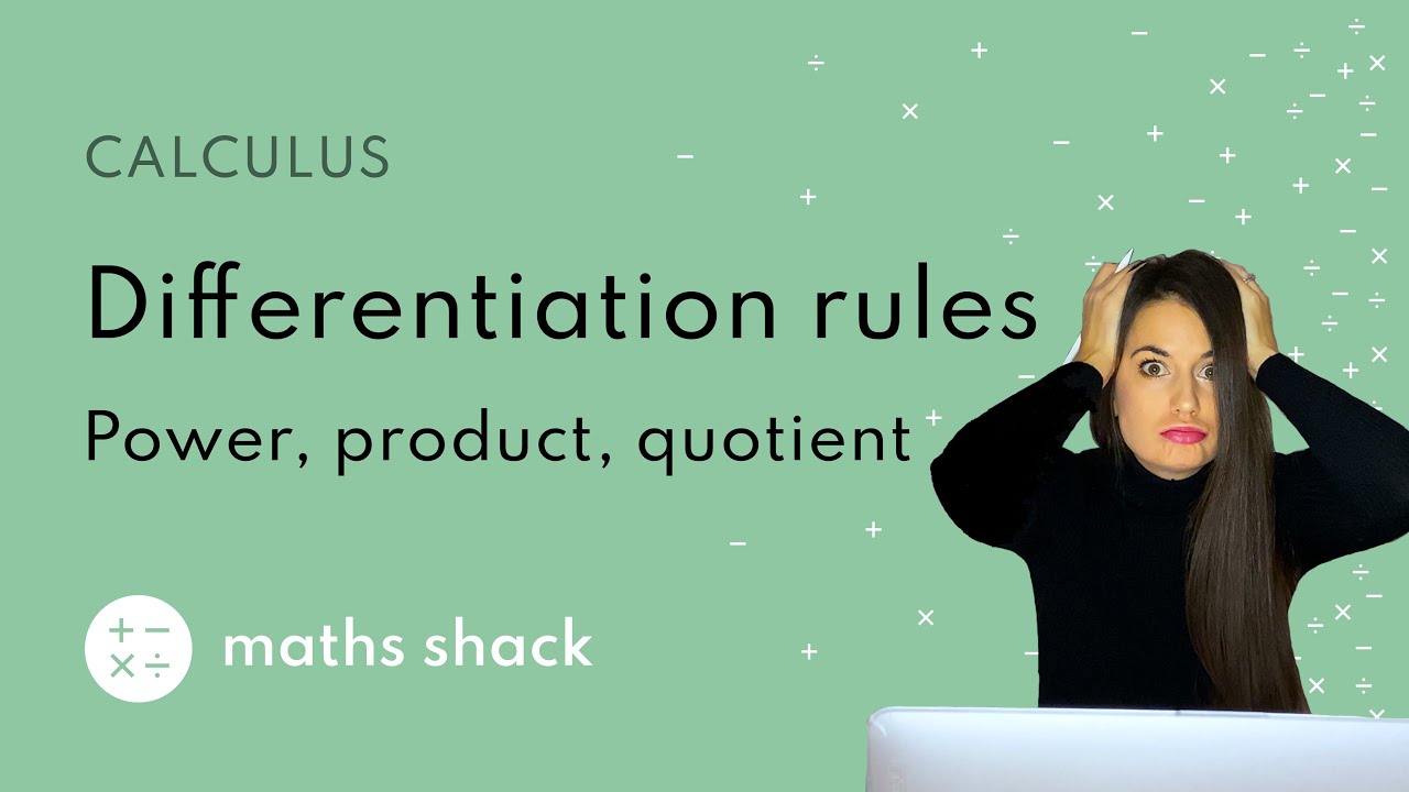 CALCULUS - Differentiation for beginners using the derivative rules
