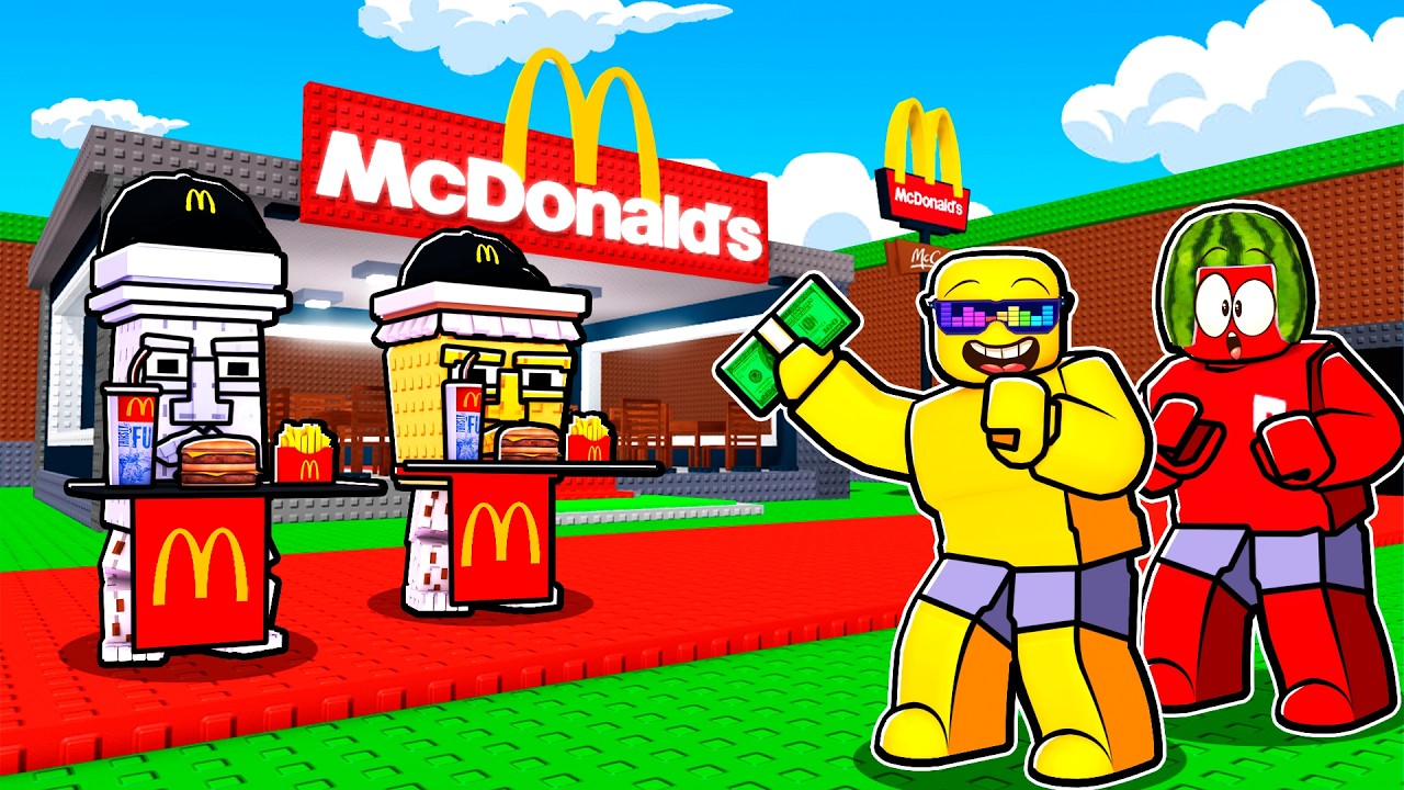 I Found Brainrots Working at McDonalds, They Got Real Jobs!