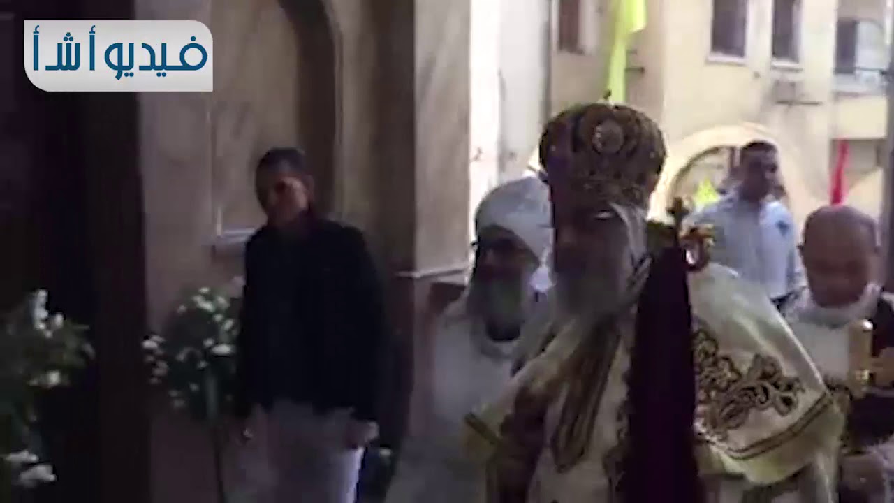 البابا تواضروس يزيح الستار عن تدشين كنيسة مارجرجس بسوهاج بعد قيام القوات المسلحة بتجديدها