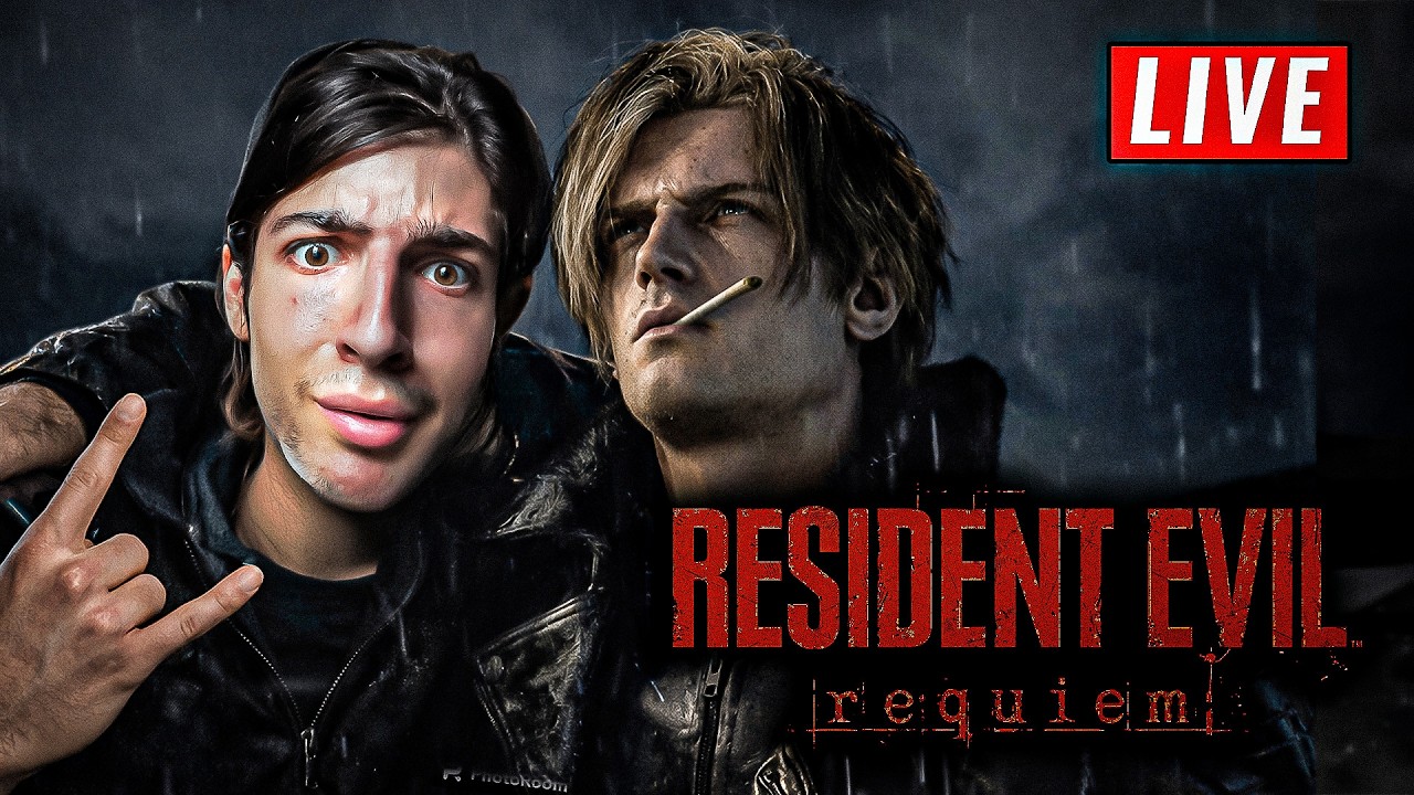 LIVE - PLAYING RESIDENT EVIL REQUIEM BUT IM FRIED AF!!!