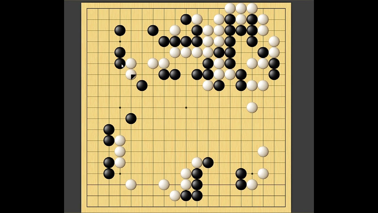 围棋野狐中段示范对局（225）：不是只有把对方杀掉才算攻击获利