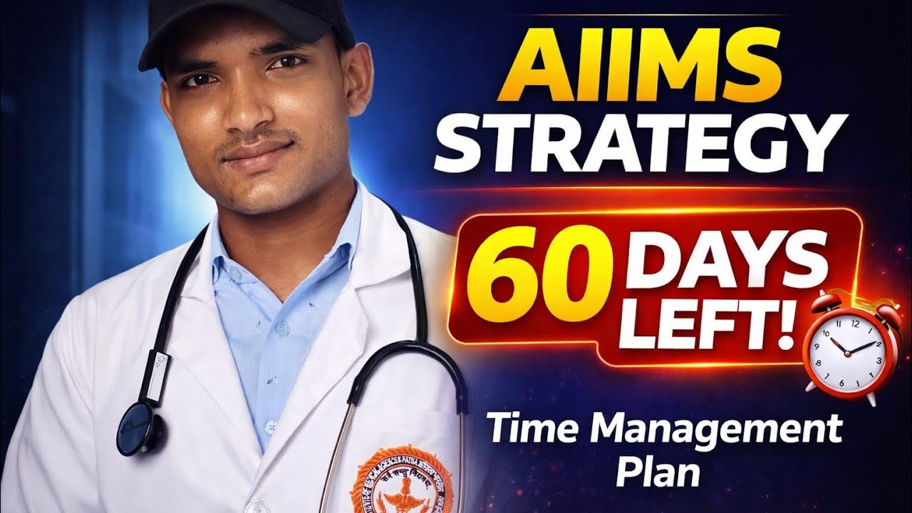 AIIMS Level Planning: 60 Days Routine & Physics Tips 🩺 #aiimsdrsures #neetstrategy #neet2026 