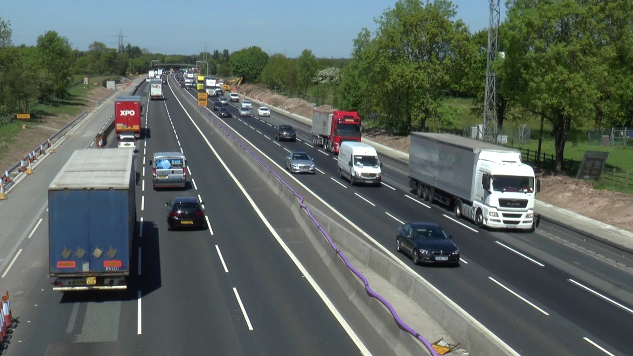M6 CHESHIRE TRUCKS MAY 2018