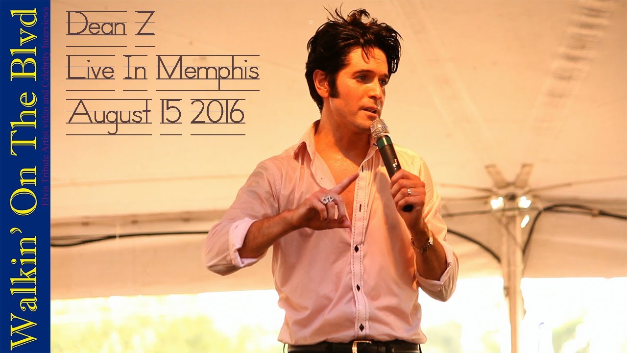 Dean Z Elvis sings 'I'll Remember You' Elvis Week 2016