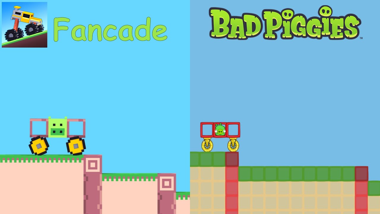 Bad Piggies vs Fancade Part 1