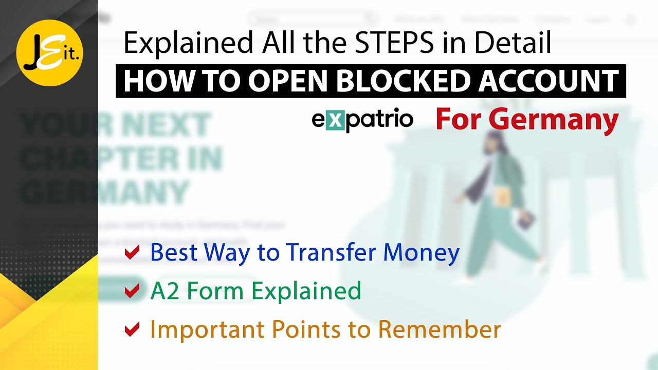 Steps to Open Blocked Account for Germany | Health Insurance Comparison | Money Transfer | A2 Form