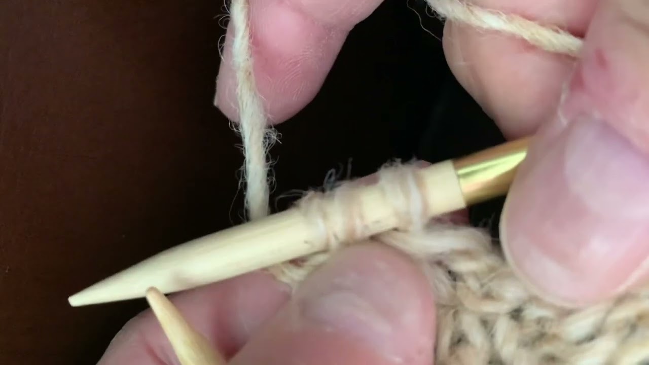 60 second tutorial: Stretchy bindoff PURLWISE