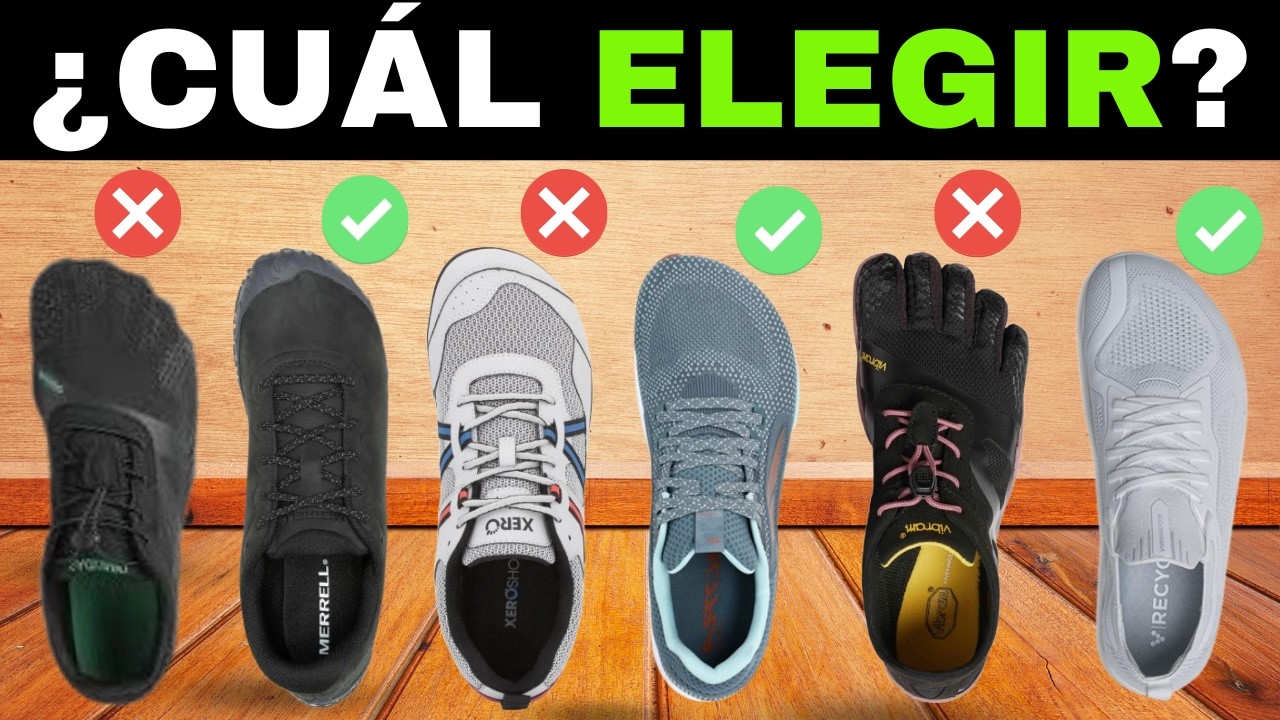 ✅ 7 Mejores Zapatillas Minimalistas Barefoot [2026] 🏋️‍♂️CrossFit, Correr y Gym | Calzado Respetuoso