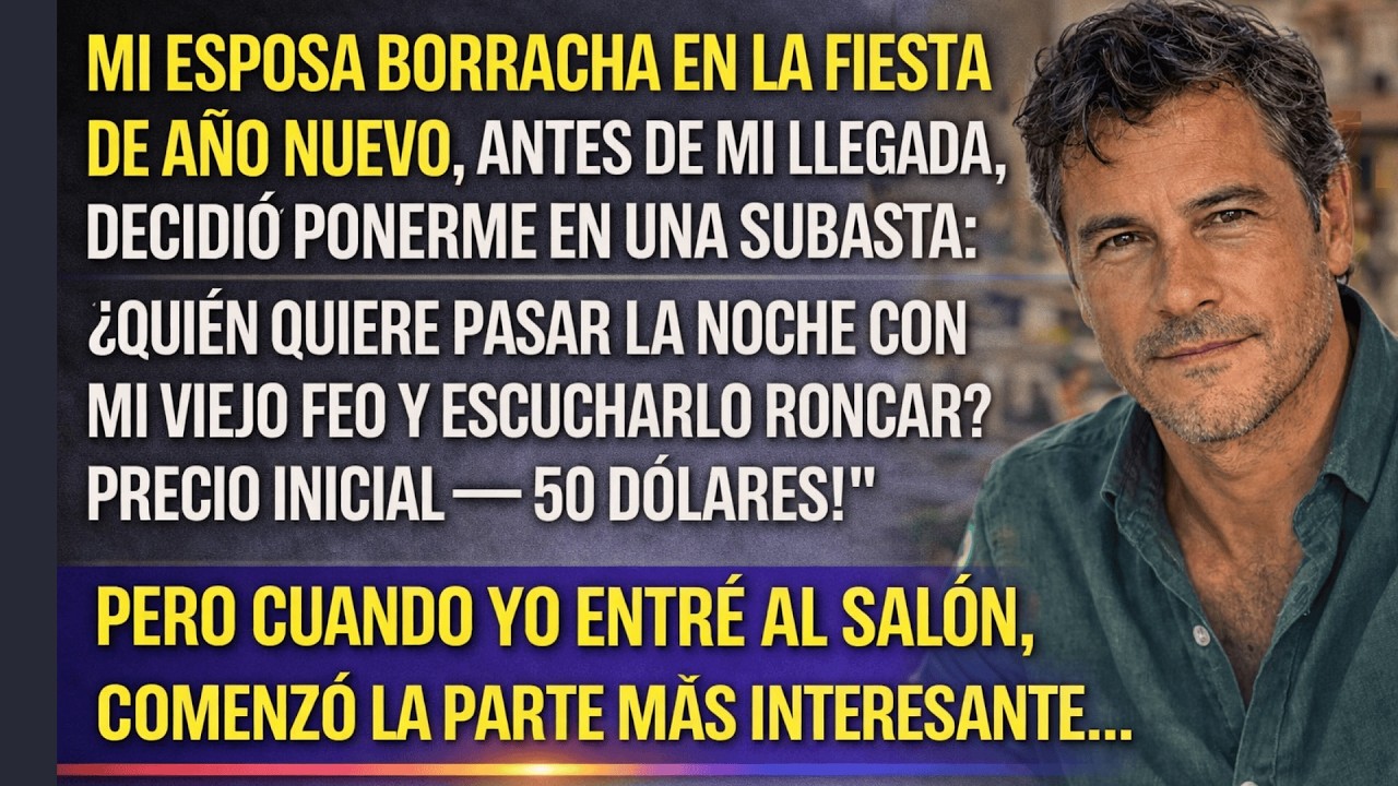 Mi Esposa Me Puso En Una Subasta Por 50 Dólares En La Fiesta De La Empresa. Cuando Entré Al Salón