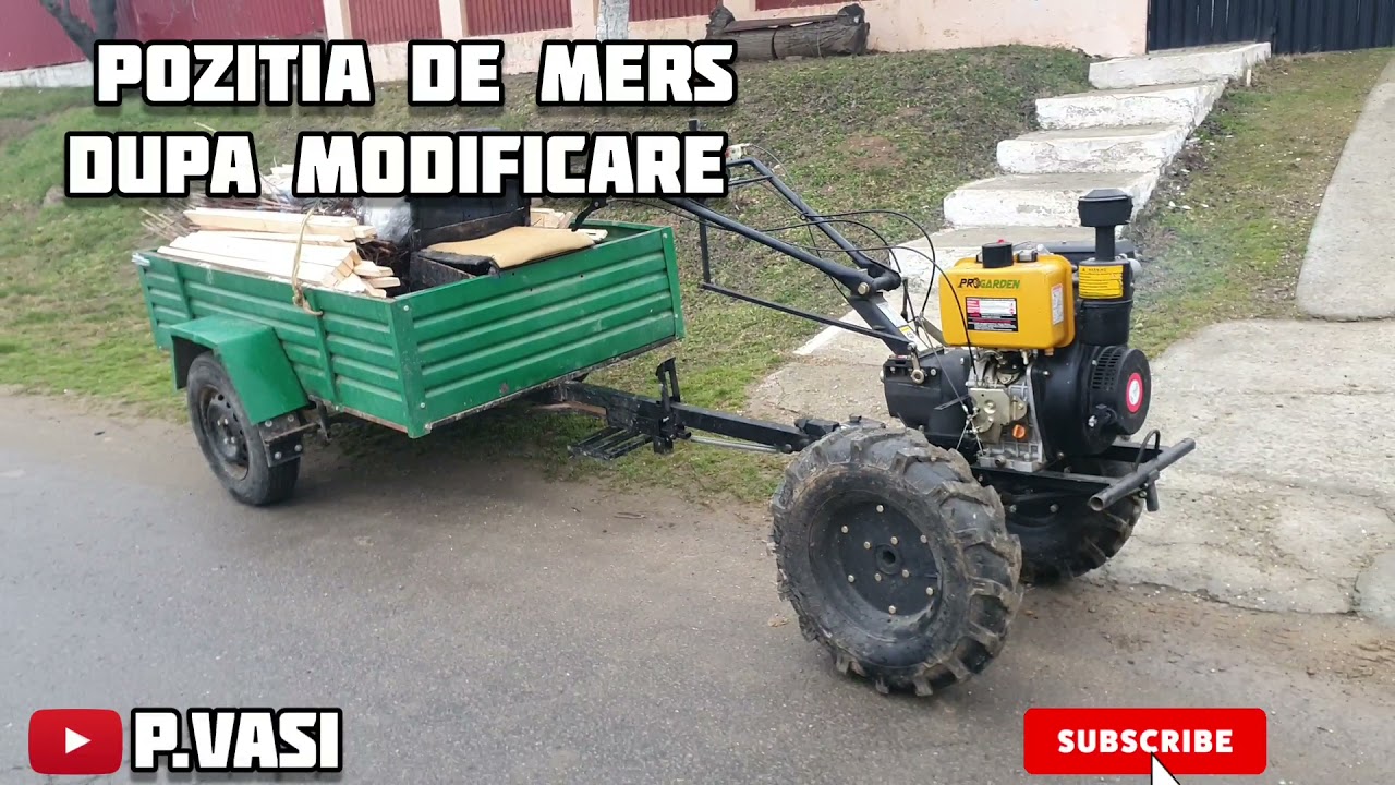 AM MODIFICAT CUPLA DE LA MOTOCULTOR SI REMORCA