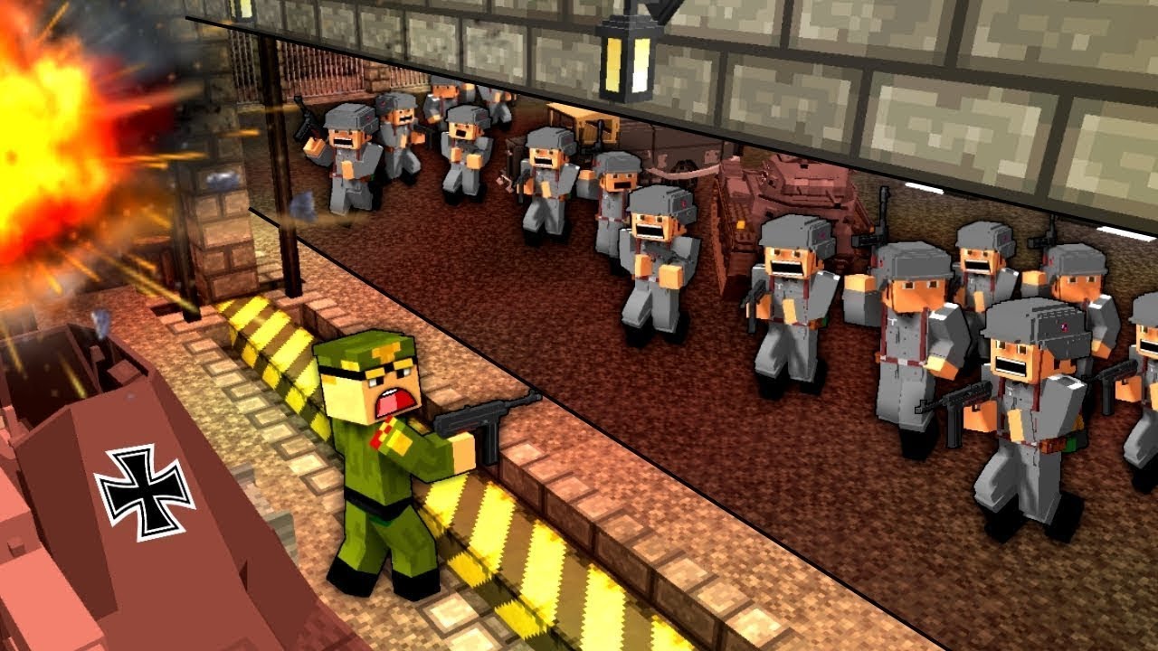 THE WAREHOUSE WAR! - Minecraft WW2 (Heroes & Generals) - S5E18