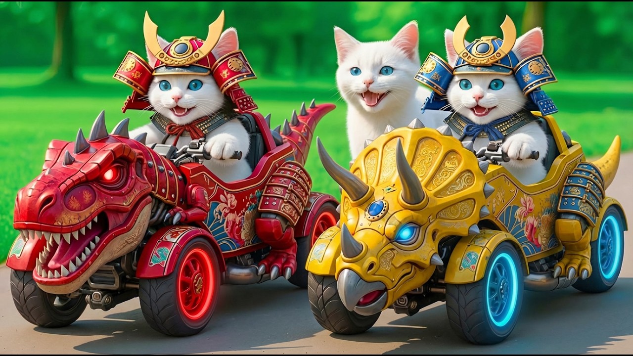 Mama Cat Trims Fur on the Farm and Makes Tiger Hat For Kittens At Home🐾🎩🐯