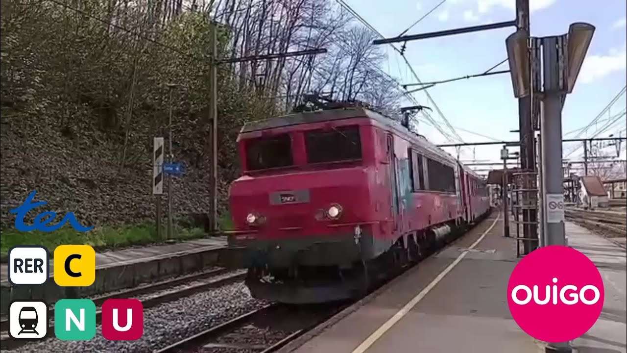 Beaucoup de Passages de Train avec un FRET à Saint Cyr 