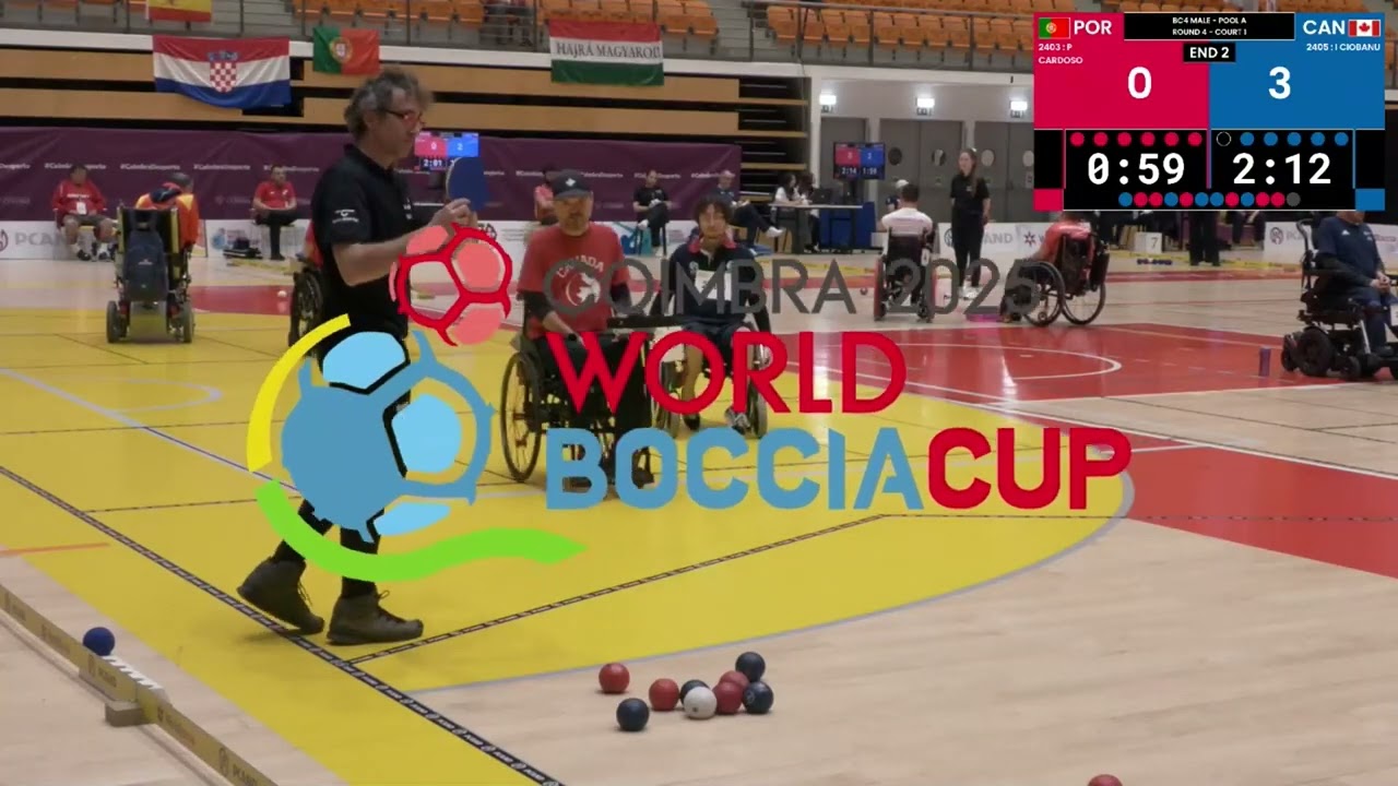 Iulian Ciobanu vs Paulo Cardoso - BC4 - Coimbra 2025 World Boccia Cup