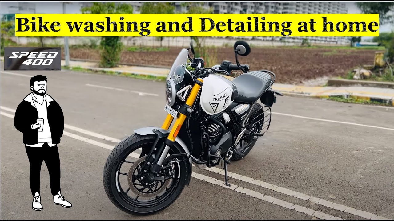Bike Washing & Detailing at Home 🧼 | Easy Step-by-Step Guide for a Spotless Ride! 🏍️