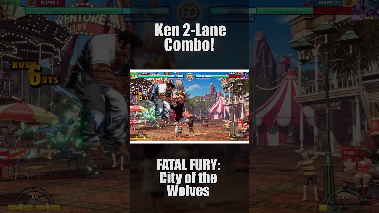 Ken 2-Layer Combo! [FATAL FURY: City of the Wolves] #FATALFURY #CotW #cotw_ken