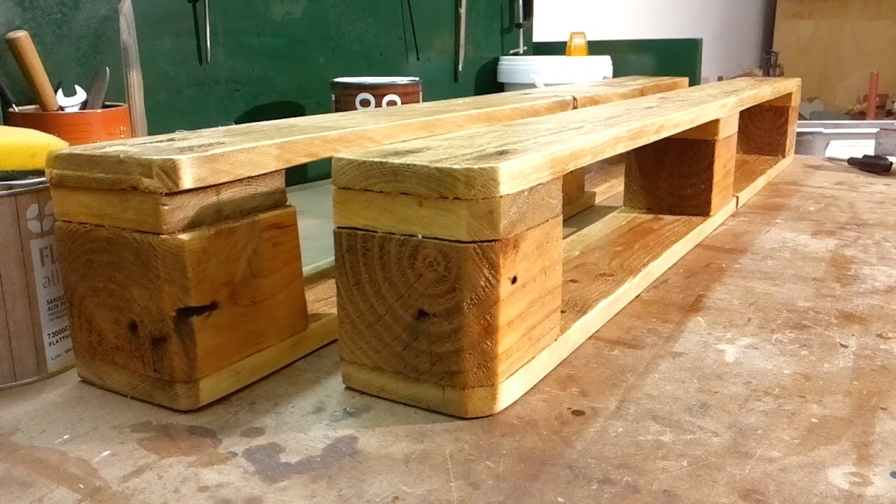 Come fare delle mensole con un pallet