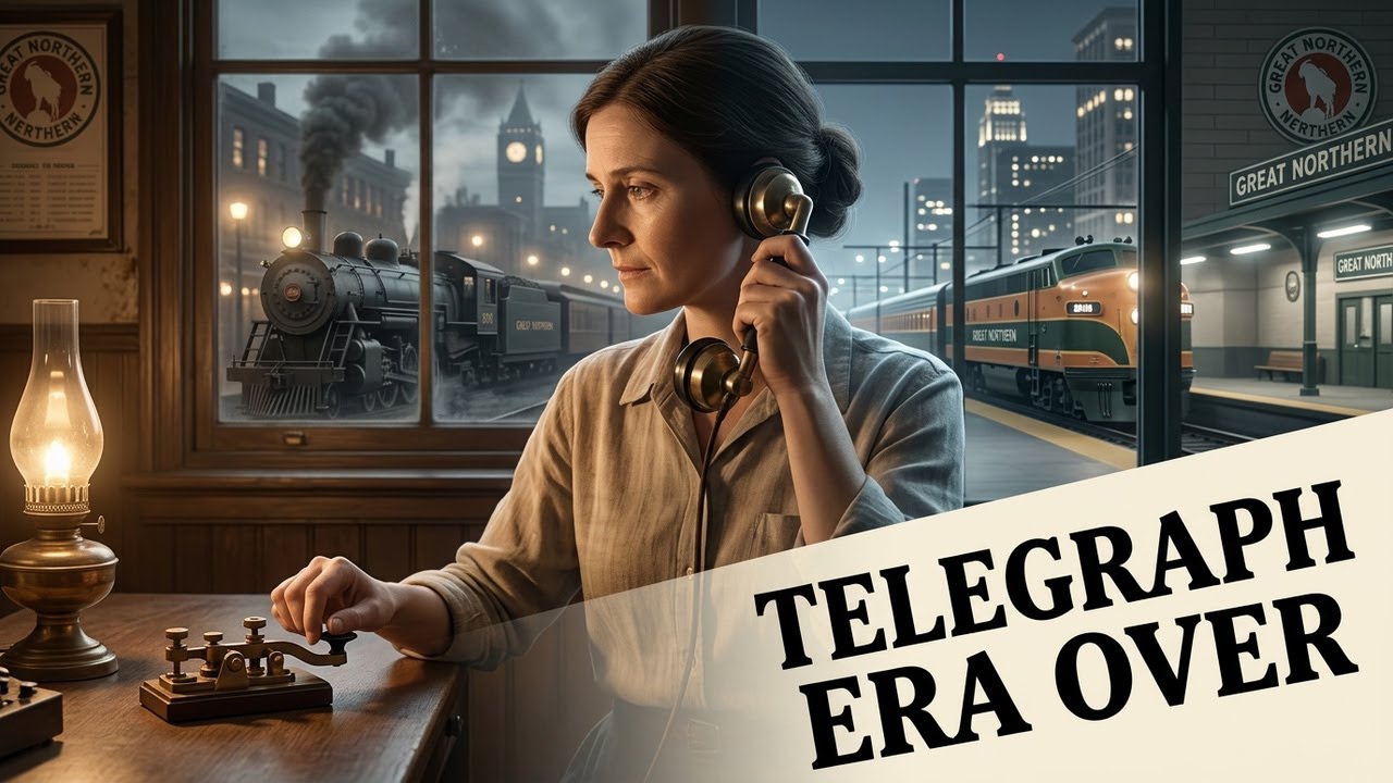 When the Telegraph Ended on the Great Northern, Minot