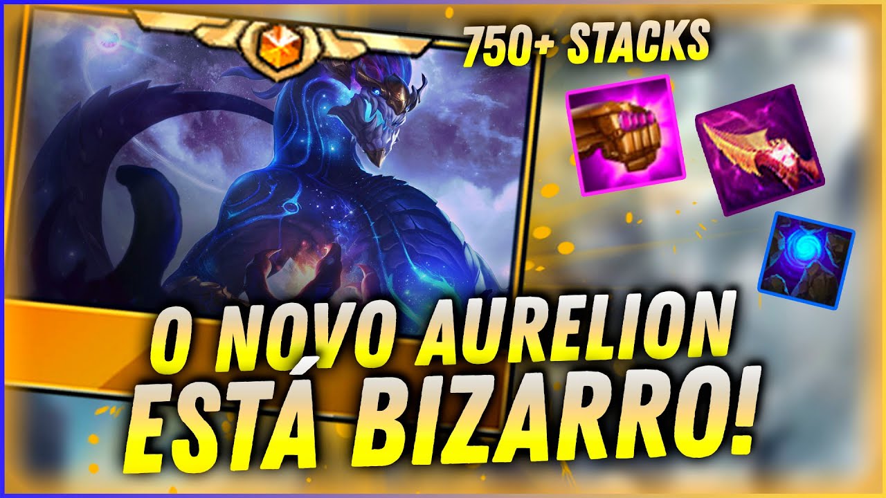 O NOVO CAMPEÃO MAIS QUEBRADO DO PATCH! AURELION SOL ESTÁ QUEBRADO! | Teamfight Tactics
