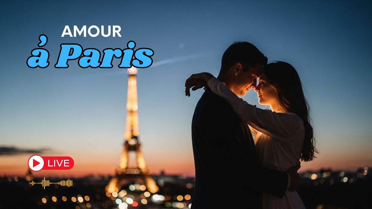 🔴 LIVE 12H | Amour et Harmonie 🌹 Paris Romance Chill Music 🌙
