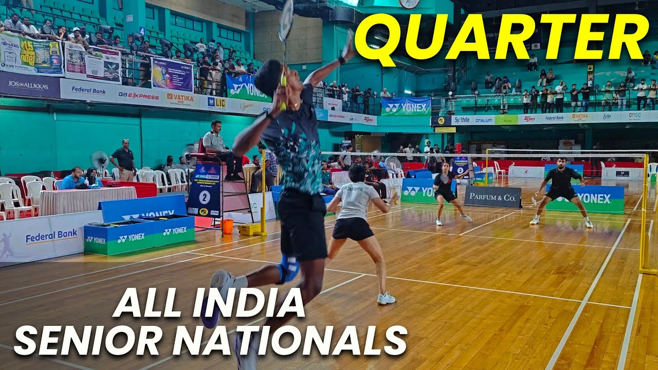 SATHISH/ASHWINI PONNAPPA Vs SANJAI/AADYA VARIYATH | ALL INDIA SENIOR NATIONAL RANKING BADMINTON 2026