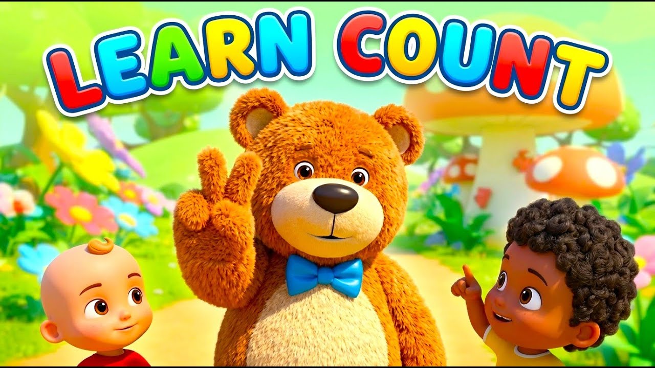 Learn Counting 1-10 with Me and Teddy! | Fun Educational Dance Song for Preschoolers